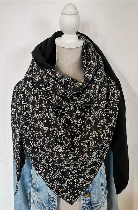 Foulard triangle doublé micropolaire