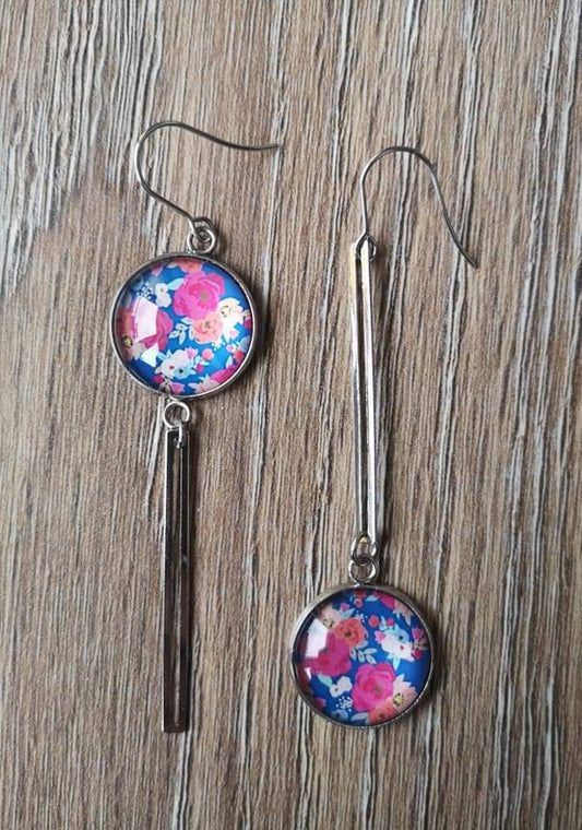 Boucles d'oreilles asymétriques