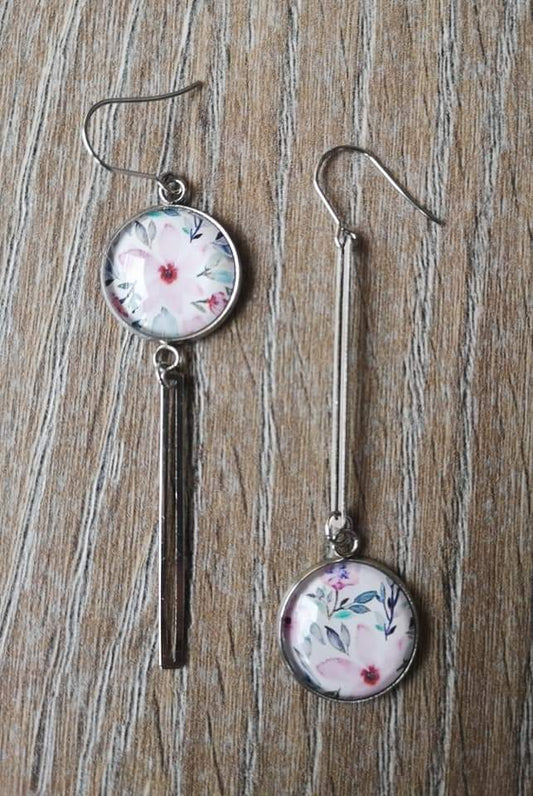 Boucles d'oreilles asymétriques