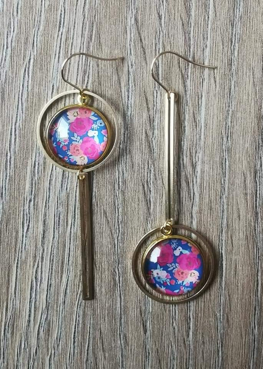 Boucles d'oreilles asymétriques