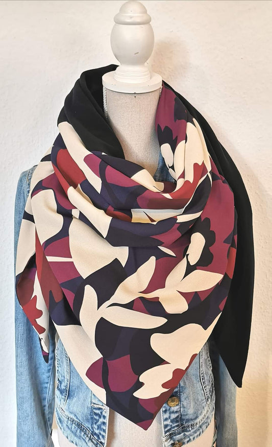 Foulard triangle doublé micropolaire